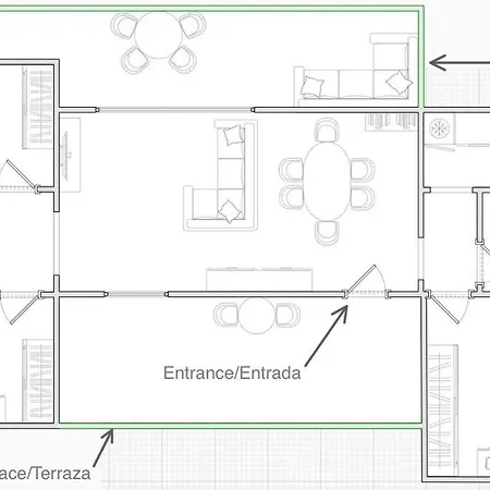 Casa Santorini Las Chapas Сasa de vacaciones